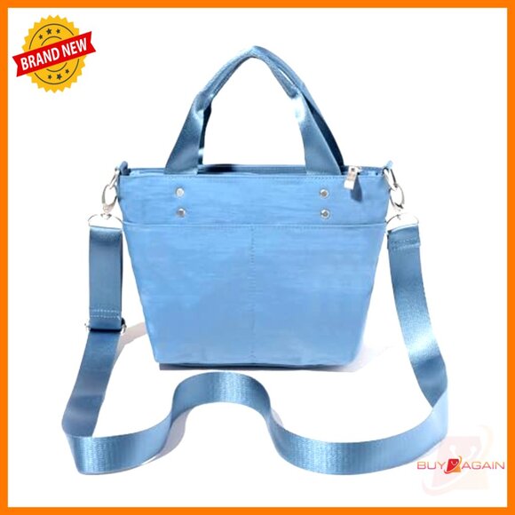 Mini Tote Bag with Adjustable Crossbody Strap, Water-Resistant, Lightweight - Picture 3 of 5